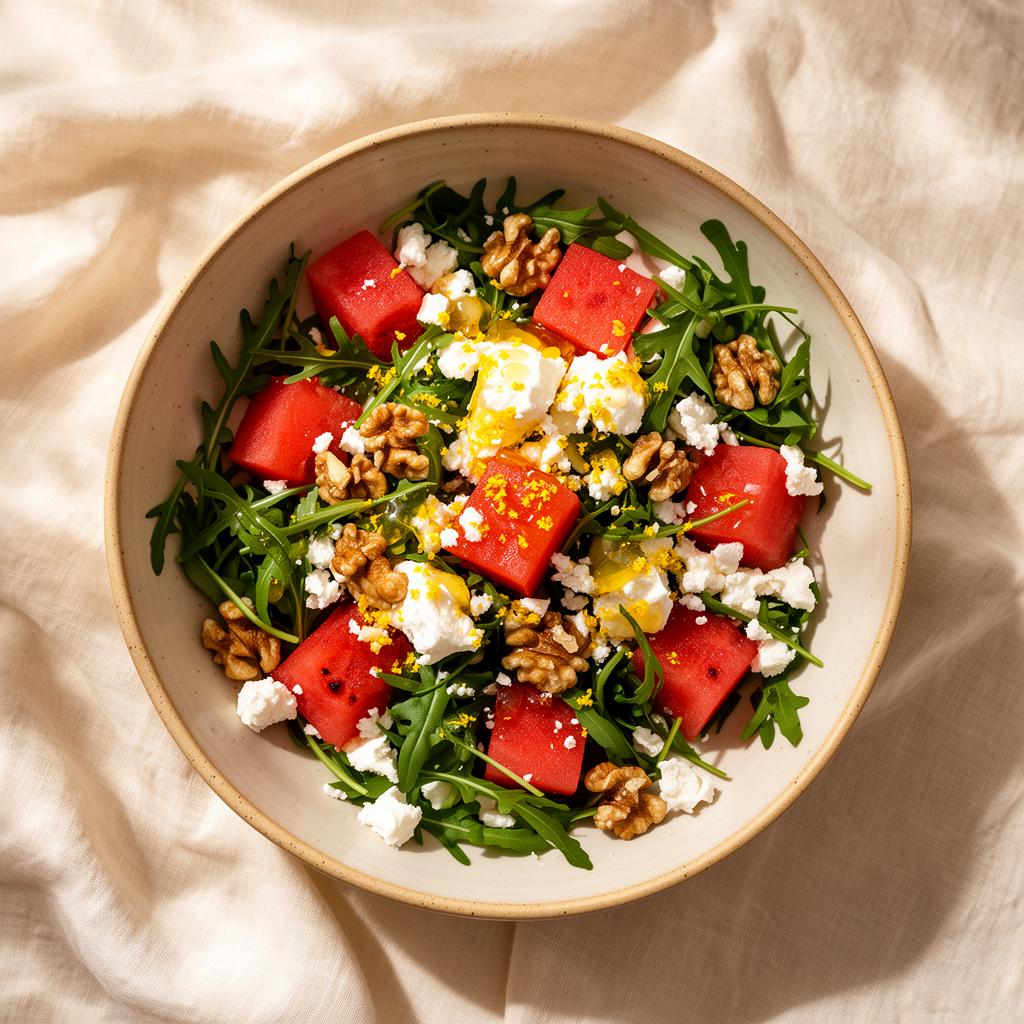 Watermelon feta salad